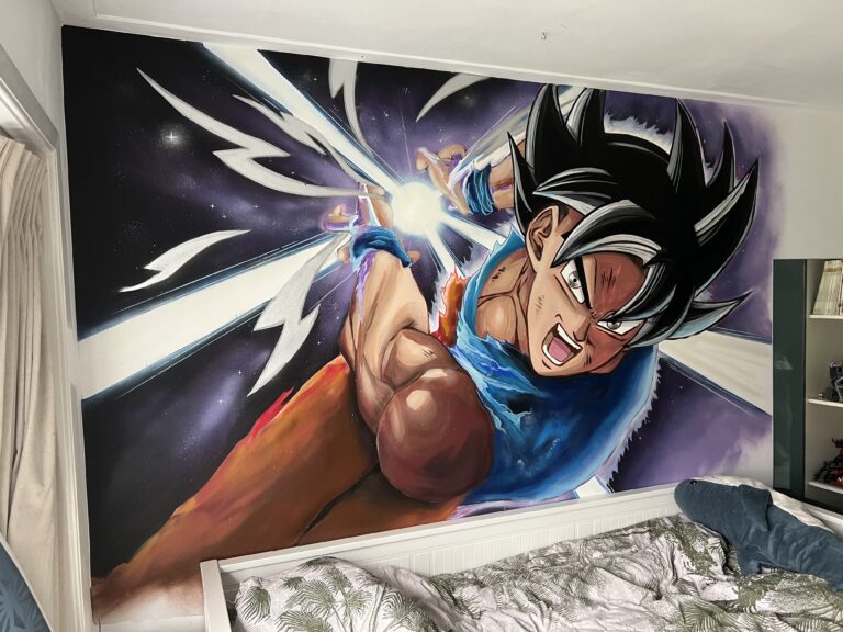 Graffiti Goku - Kinderkamer GraffitiKinderkamer Graffiti